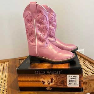 Old west girls boots